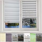 Dachfensterrollo, 90 x 300 cm, einfach zu installieren mit komplettem Montageset, perfekt für Zuhause und Büro, verbessert Privatsphäre und Lichtkontrolle, Hellgrau
