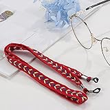 Brillenband, strapazierfähige Brillenkette weich und hautfreundlich für den täglichen Gebrauch für alle Arten von Brillen