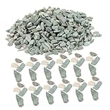 GRIRIW Micro Landschaftsgestaltung Graue Kalkstein Steine Tasche Natürliche Kieselsteine für Sandtisch Diorama Aquarium Terrarium Dekoration und Modellbau