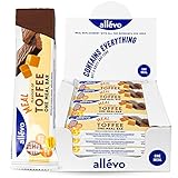 One Meal Bar - Toffee Karamell - 20 Riegel - kalorienarmer Mahlzeitenersatz Unterstützung beim Abnehmen & Gewichtskontrolle - hoher Gehalt Protein, Ballaststoffen, Vitaminen - Allévo by Alpha Foods