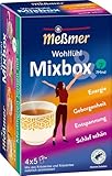 Meßmer Wohlfühltee Mixbox | 20 Teebeutel | 5x Energie | 5x Geborgenheit | 5x Entspannung | 5x Schlaf schön | ein Mix aus Kräutertees der Meßmer Wohlfühlrange