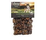 Dehner Wild Nature Hundesnack, Premium Hundeleckerli glutenfrei / getreidefrei, Würfelsnack für ernährungssensible Hunde, Pferde-Lunge, 200 g