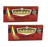 [ Premium Qualität | 2 Boxen ] Ginseng & Royal Gelee | Ginseng Royal Jelly | Effektive Ergänzung in Zeiten von Kälte und Müdigkeit | Trinkampullen 10x10ml