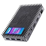 MeLE Mini PC ohne Lüfter Cyber X1 N150 32 GB RAM 512 GB Speicher, USB-C voll funktionsfähig mit USB PD3.0, Video-Anzeige und Datenübertragung, 2 x HDMI 2.0