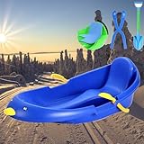 Snowboard für Kleinkinder, Winterspielzeug, Schneeschlittenbrett für Outdoor-Sportarten, Kunststoffschlitten, Outdoor-Skibrett, Schnee zur Verwendung auf Schnee und Gras, Snowboard für Kinde