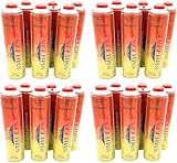 SMH LINE® 24x 600ml Universal Gaskartusche f. Camping Gaskocher Unkrautbrenner Gasbrenner Mix Propan Butan 7/16' Eurogewinde EN417 Schraubkartusche Schraubventil Abflämmgerät Lötbrenner