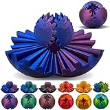 Gear Ball - 3D Printed Gear Ball Spin Ball or Cube Fidget Toy, Gear Sphere Gear Ball Fidget Toy, Stress Ball, GearSphere Desk Toy, Fidget Ball, Gear Toy for Stress and Anxiety Relaxing (A1)