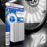 SECUREFLECT Speichenreflektoren – Hochsichtbare Reflexion für maximale Fahrradsicherheit | StVZO-Zertifiziert | Hochwertiges 3M™-Reflexmaterial für verbesserte Sichtbarkeit
