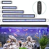 Sonnewelt 18W LED Aquarium Beleuchtung, RGB Spectrum Aquarium Lampe für 45-70cm Wasserpflanzen und Süßwasser-Aquarien, Dimmbare