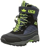 Lico Jungen Sundsvall Vs Schneestiefel, Marine Schwarz Lemon, 35 EU