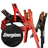 Energizer Starthilfekabel für Autobatterien, robuste Starthilfekabel für Starthilfe bei leeren oder schwachen Batterien, inklusive Tragetasche (16 Fuß (6 Gauge))