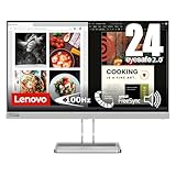 Lenovo L24i-40 | 23,8' Full HD Monitor | 1920x1080 | 100Hz | 250 nits | 4ms Reaktionszeit | HDMI | VGA | AMD FreeSync | grau