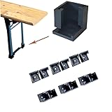 Generisch VERLEGEHILFEN Bodenschoner Set 12 Stück für Bierzeltgarnitur Kunststoff/Bierbank/Festzeltgarnitur - Boden Schutz