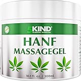 5kind Hanf-Aktivgel Hanfsalbe 300ml – Hochdosiertes Hanf Gel – Beruhigt Gelenke und Muskeln, Füße, Knie, Nacken, Schultern, Rücken & Muskelkater – Gel mit natürlichen Extrakten