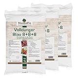 HaGaFe Volldünger Blau Blaukorn Universaldünger Rasendünger NPK Volldünger (30 kg (3 x 10 kg))