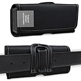 XiRRiX Handy Gürteltasche - 5XL-3 Gürtel Tasche kompatibel mit Motorola e22/e22i/e32/e32s/G22/G31/G41/G42/G52 5G/G72/G82 5G/G200 5G - Gürtel Smartphone Handytasche schwarz