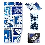 Mikrofaser Strandtuch - 180*90 cm Strandhandtuch xxl mit Kostenloser Aufbewahrungstasche, Strandtuch Schnelltrocknend & Sandfreie, Leichte Strandtücher ideal für Strandausflüge und Schwimmen