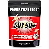 SOY 90+ | Soja Protein Isolat | 93% Protein i.Tr. | Vegan | Laktosefrei | Köstlicher Geschmack | Gentechnisch unverändert | GMO-Frei | 1000g | Deutsche Herstellung | Vanilla