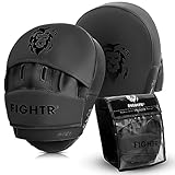 FIGHTR® Premium Handpratzen - Ideale Polsterung & Stabilität | Boxhandschuhe für Kampfsportarten inkl. Tragetasche | Focus Pads für Boxen, MMA, Muay Thai, etc.