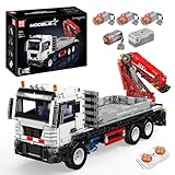 Mould King 17063 Technik RC Kran Bausteine, 2530 Teile Pneumatischer Radlader mit Fernbedienung & Motoren, Baufahrzeug ModellBausatz Geschenk für Erwachsene