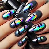 Künstliche Nägel Für Halloween Party 24 Stück Geisterspinnen Mandelförmige Nägel Für Kostüm Event Zubehör 24 Stück/Set Farbiger Fledermaus Nagel Zum Aufdrücken