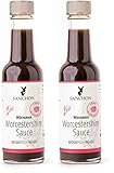 Sanchon Würzsauce Worcestershire Sauce 140 ml (Packung mit 2)