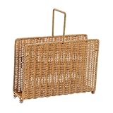 Amagogo Zeitschriftenständer, Zeitungshalter, Bücherregal, Aufbewahrungskorb für Hotelzimmer, Wohnzimmer, Café