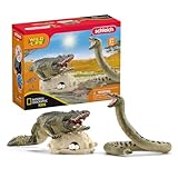 schleich 42625 Gefahr im Sumpf (NatGeo), für Kinder ab 3+ Jahren, WILD LIFE - Spielset