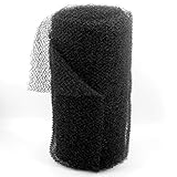 Aquagart Böschungsmatte I Krallmatte Stärke 20mm I Ufermatte Wirrgewebe stabil & robust I Halt und Schutz für Pﬂanzen I Schwarz I Uv Stabil witterungsbeständig (5)