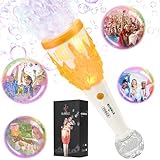 Livofloral Seifenblasenmaschine Fackel Automatische Seifenblasenpistole Kinder 12000 Blasen/Min 150ml Seifenblasenlösung Blasenspielzeug mit Licht Bubble Machine für Kinder Geburtstag Party Geschenk