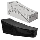 Comfysail Schutzhülle Abdeckung für Liegestuhl Sonnenliege Gartenliege Wasserfeste und UV-beständige inklusive Aufbewahrungstasche