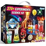 JOPSHEEN 270+ Experimente Kits für Kinder, Chemie-Set, Experimentierkasten Spielzeug Jungen Geschenke, Vulkan Chemiebaukasten, Kristall, Physik Wissenschaft Projekt