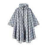 Celucke Regenponcho mit Ärmeln für Damen Herren Wasserdicht Atmungsaktiv Leicht Regenjacken Packbar mit Kapuze Ideal für Fahrrad,Outdoor,Wandern,Camping,Angeln, Unisex Einheitsgröße