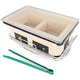 Japanischer Keramik-Grill, Tischkohleofen für drinnen und draußen, Camping, Kochen