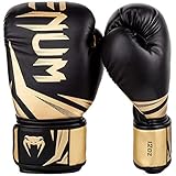 Venum, Challenger 3.0 Boxhandschuhe, Unisex Erwachsene, 16 Oz, Schwarz/Gold