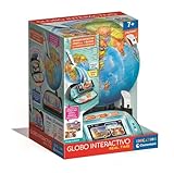 Clementoni Digital Real Time Globus, interaktives Lernspiel für Kinder, Lernen Sie Geografie und allgemeine Kultur - entwickelt Gedächtnis und Intellekt - ab 7 Jahren - 55523