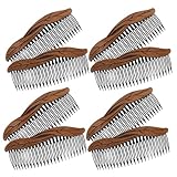 Gatuida 8 Stück Vintage Haarkamm Zähnen Kunststoff Steckkämme Design Leichter und Robuster Seitenkamm für Damen und Mädchen Stilvolles Stylingzubehör mit Starker Haltekraft