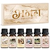 SALKING essential oil hotel, Hotel Ätherische Öle Set, Aromatherapie Duftöl GeschenkSet, Duftöle für Diffuser, 6x10 ml Das Hotel, Santal, My Way,Tagtraum, Geheime Wünsche,Weißer Tee