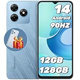 Blackview Wave 8 Handy Ohne vertrag Android 14, 12GB+128GB/2TB TF, 90Hz 6.56', 5000mAh Smartphone ohne vertrag Günstig, Octa Core, 13MP+8MP, Dual SIM/Fingerabdruck/GPS/OTG/Handytasche/Härtungsfolie