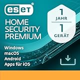 ESET HOME Security Premium 2025 | 1 Gerät | 1 Jahr | inklusive Passwort Manager, Datenverschlüsselung, Browserschutz & Privatsphäre | Windows oder MacOs | Aktivierungscode per E-Mail