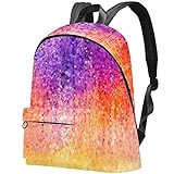 EZIOLY Laptop-Rucksack mit abstraktem Aquarellgemälde, Frühlings-Laptop-Rucksack für Männer und Frauen, leicht, Reiserucksack, Schulrucksack, lässiger Tagesrucksack