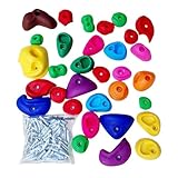 Kletterwand Rufe, Baumklettergriffe für Kinder | Bunte Grips mit Befestigungen für Schulturm Zuhause