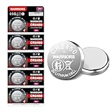Warriors Knopfzelle 2450 CR2450, 3 V, 3 V, Lithium-Batterien, Kinderwiderstand, Sicherheitspaket, Einzelhandelsverpackung (5X)