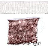 Toyvian Tragbares Badmintonnetz für Indoor und Outdoor Leichtes Faltbares Sportnetz für Federball Robustes Ballnetz für Garten Strand und Schulhof Installieren Windstabil Rot