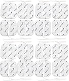 16 TENS EMS Elektroden Pads 5x5 cm, wiederverwendbare Klebeelektroden für TENS Geräte & EMS Trainer, sehr gute Haft- Leitfähigkeit, 2mm Steckanschluss - Zert. Medizinprodukt - axion®