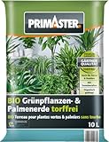 Primaster Bio Grünpflanzen- & Palmenerde torffrei 10 L Erde