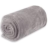 Bestlivings Babydecke Schmusedecke Kuscheldecke Krabbeldecke Wickeldecke Mikrofaser viele Farben und Größen (ca. 70x100 cm/hellgrau - steingrau)
