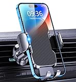 Glangeh Handyhalterung Auto Lüftung, Upgrade Hakenclip Handy Halterung Auto, 360° Drehbar KFZ Auto Handyhalterung mit EIN-Knopf-Release, Kompatibel mit iPhone 14 Pro Max, Alle 4-7' Smartphone