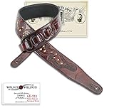 Walker & Williams ge-211 Antik Mahagoni Gurt mit Viking, & Nailhead Nieten
