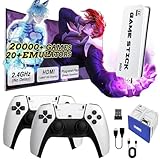 NOBES 2025 Upgrade Retro Konsole Game Stick, Spielkonsole 22.000+ Klassikern Spiele mit 2 Wireless Controllern, HDMI Plug & Play für TV, Geschenk für Erwachsene Jungen (Upgrade Pro)